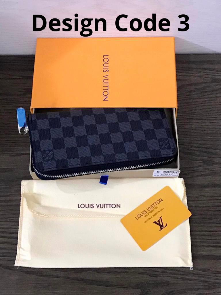 ( LV )High Quality Zipper Wallet With Dust Cover,Brand Card &amp; Brand as Picture