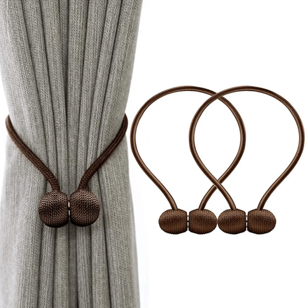 Magnetic Curtain Clip Bead Curtain Tie back Hanging Ball Curtain - (Random Color)