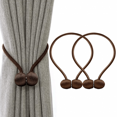 Magnetic Curtain Clip Bead Curtain Tie back Hanging Ball Curtain - (Random Color)